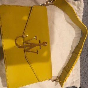 JW anderson Logo shoulder Bag Yellow